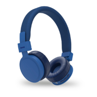 Hama Hama Freedom Lit II Headset Vezeték nélküli Fejpánt Hívás/zene USB C-típus Bluetooth Kék (184198)