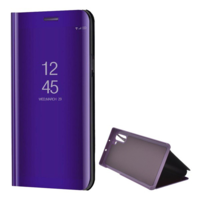 gigapack Tok álló (aktív FLIP, oldalra nyíló, asztali tartó funkció, tükrös felület, Mirror View Case) LILA [Samsung Galaxy Note 10 (SM-N970F)] (5996457901999)