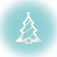 Somogyi Somogyi LED-es Ablakdísz Karácsonyfa forma 19cm meleg fehér (KID 412) (KID 412)