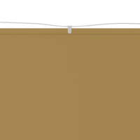 vidaXL bézs oxford-szövet függőleges napellenző 60 x 270 cm (148248)