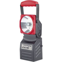 AccuLux AccuLux munka- és szükségáram fényszóró SL6 LED-del 456541 3 W-os Power LED, pilotlámpa 5 mm LED-del 5 óra Fekete, Piros (456541)