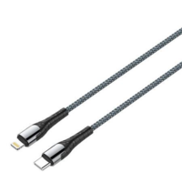 LDNIO LDNIO LC111-I USB-C+ Lightning kábel 1m szürke (LC111 Type-C to Ligh)