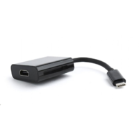 Gembird Gembird Cablexpert USB-C -> HDMI female adapter, fekete (A-CM-HDMIF-01) (A-CM-HDMIF-01)