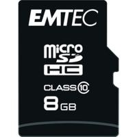 Emtec Emtec 8GB Classic microSDHC UHS-I CL10 Memóriakártya + Adapter (ECMSDM8GHC10CG)