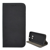 gigapack Tok álló, bőr hatású (FLIP, oldalra nyíló, asztali tartó funkció) FEKETE [Samsung Galaxy Xcover 4s (SM-G398F)] (5996457698394)
