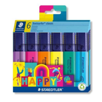 STAEDTLER Staedtler "Textsurfer Classic 364 C Happy" szövegkiemelő készlet 1-5 mm 6 szín (364 C6 HA) (364 C6 HA)