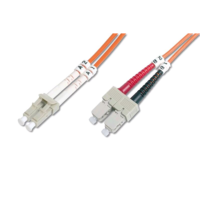 Digitus Digitus DK-2532-01 Fiber Optic Multimode patch kábel LC / SC 1m narancssárga (DK-2532-01)
