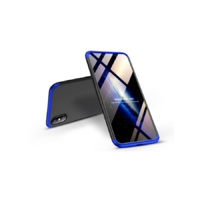 GKK GKK 360 Full Protection 3in1 iPhone XS Max hátlap fekete kék (GK0279) (GK0279)