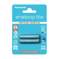 Panasonic Panasonic Eneloop Lite 1.2V AAA 550mAh akku (2db) /BK4LCCE/2BE/ Ready to use (BK4LCCE/2BE)