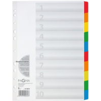 Pagna PAGNA Register A4 10tlg. Tabe 10-farbig weiß (31001-08)