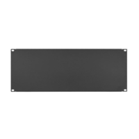 Stalflex Stalflex rack szekrény takaró panel 4U 19" fekete (RP19-4U-B) (RP19-4U-B)