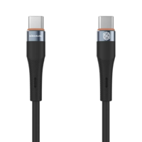 NILLKIN Nillkin Flowspeed Liquid kábel USB-C / USB-C 1,2M 60W Fekete (128747)