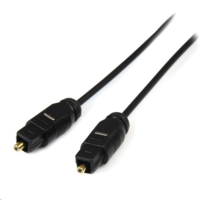 StarTech StarTech.com Toslink digitális optikai SPDIF audió kábel fekete (THINTOS15) (THINTOS15)