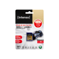 Intenso Intenso Premium - flash memory card - 128 GB - SDXC UHS-I (3421491)