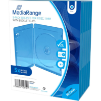 MediaRange MediaRange Bluray Case 5pcs Single retail (BOX38)