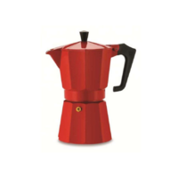Egyéb Kávéfőző 6 személyes kotyogós piros (Olasz 6 sz. alu piros/4727348948240) (Olasz 6 sz. alu piros/4727348948240)