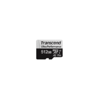 Transcend SD microSD Card 512GB Transcend SDXC USD340S w/Adapter (TS512GUSD340S)
