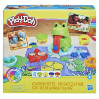 Hasbro Hasbro Play-Doh: békák és színek kezdőkészlet 4db gyurmával (F6926) (F6926)
