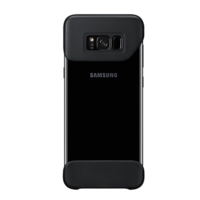 Samsung SAMSUNG műanyag telefonvédő (2 részes) FEKETE [Samsung Galaxy S8 Plus (SM-G955)] (EF-MG955CBEG)