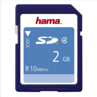 Hama 2GB SD Hama memóriakártya CL4 (55377) (Hama 55377)