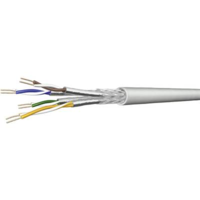 DRAKA DRAKA 1001134-00100RW Hálózati kábel CAT 7 S/FTP 4 x 2 x 0.13 mm2 Szürke méteráru (1001134-00100RW)