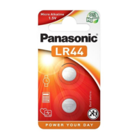 Panasonic Panasonic alkáli-mangán LR44 gombelem (2db/csomag) (LR-44EL/2B) (LR-44EL/2B)