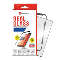 Displex DISPLEX képernyővédő üveg (3D full cover, íves, tok barát, karcálló, 10H) FEKETE [Samsung Galaxy S21 Plus (SM-G996) 5G] (01406)
