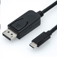 Roline Roline USB C 3.1 - DP M/M adapter 2m kábellel (11.04.5846-10) (11.04.5846-10)