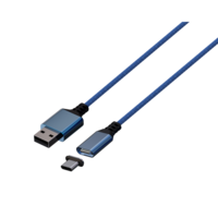 KONIX KONIX - MYTHICS Xbox Series S/X Töltő kábel Mágnesfejjel USB-A to USB-C 3m, Kék (KX-MCC-SERX/B)