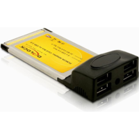 Delock DELOCK PCMCIA Adapter - CardBus to 4 x USB 2.0