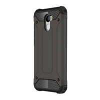 gigapack Defender műanyag telefonvédő (közepesen ütésálló, légpárnás sarok, szilikon belső, fémhatás) BARNA [Xiaomi Redmi 4] (5996457684946)