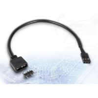 Inter Tech Inter-Tech Adapter 1x 3pin 5V RGB -> 1x VDG-Anschluss, 20cm retail (88885550)