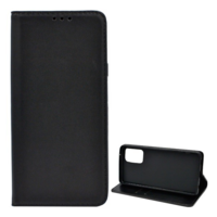 gigapack Tok álló, bőr hatású (FLIP, oldalra nyíló, asztali tartó funkció) FEKETE [Samsung Galaxy A72 5G (SM-A726F)] (5996591032320)