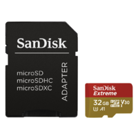 Sandisk Sandisk 32GB microSDHC Extreme UHS-I V30 A1 + adapterrel (173420 / SDSQXAF-032G-GN6MA)