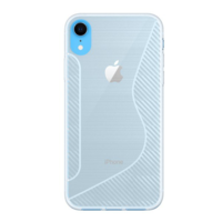 gigapack Szilikon telefonvédő (S-line, karbon minta) ÁTLÁTSZÓ [Apple iPhone XR 6.1] (5996457808830)