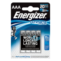 Energizer Energizer Ultimate Lithium AAA L92 ceruzaelem (4db/csomag) (7638900273267) (7638900273267)