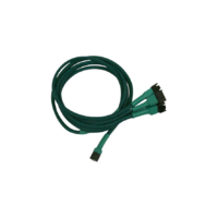 Nanoxia Kabel Nanoxia 3-Pin auf 4 x 3-Pin Adapter, 60 cm, grün (NX34A60G)
