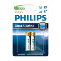 Philips Philips elem AAA LR03/AM4 1.5V ExtremeLife ultra alkaline (2db/cs) (LR03E2B/10) (LR03E2B/10)
