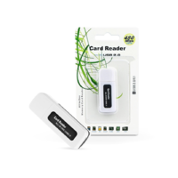 Haffner USB memóriakártya-olvasó - Micro SD(adapter) / SDHC/SD / MMC / RS-MMC / Mini-SD(adapter) / TF(adapter) / XD / MS / MS / MS DUO / MS PRO DUO 2.0 - fekete/fehér (PT-6630)