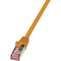 LogiLink RJ45 Hálózati csatlakozókábel, CAT 6 S/FTP [1x RJ45 dugó - 1x RJ45 dugó] 0,25 m Narancs LogiLink (CQ2018S)
