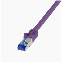 LogiLink Logilink Patch kábel Ultraflex Cat.6A S/FTP 0,5m lila (C6A029S) (C6A029S)