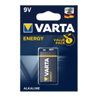 Varta Varta High Energy alkáli elem 9V 6LR61 (1db/csomag) (4122229411) (v4122229411)