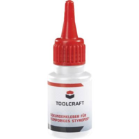 TOOLCRAFT Polisztirol, Styropor pillanatragasztó 20g Toolcraft Styrodur® (886540)