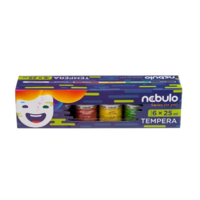 Nebuló NEBULO Tempera készlet tégelyes 25 ml 6 különböző szín (NTF-25-6) (NTF-25-6)