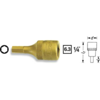 Hazet Hatlapú csavarhúzófej belső hatszögű csavarokhoz 2,5 mm, belső négyszög 6,3 mm (1/4), Hazet 8501-2.5 (8501-2.5)