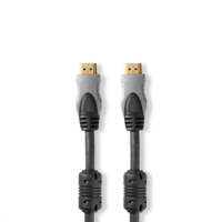 Nedis Nedis nagy sebességű HDMI összekötő kábel Ethernet átvitellel, 10 m, amtracit (CVGC34000AT100) (CVGC34000AT100)