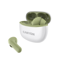 Canyon Canyon TWS-5 Bluetooth stereo headset fehér-zöld (CNS-TWS5GR) (CNS-TWS5GR)