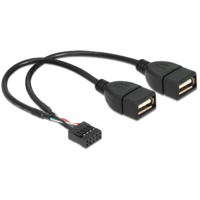 DeLock Delock 83292 USB 2.0 type-A 2 x female --> pin header kábel 20 cm (83292)