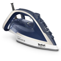 Tefal Tefal Ultimate Pure FV6812E0 vasaló Gőzölős vasaló 2800 W Kék, Ezüst (FV6812E0)