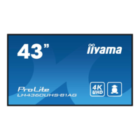 Iiyama iiyama PROLITE Álló digitális tábla 108 cm (42.5") LED Wi-Fi 500 cd/m² 4K Ultra HD Fekete Beépített processzor Android 11 24/7 (LH4360UHS-B1AG)